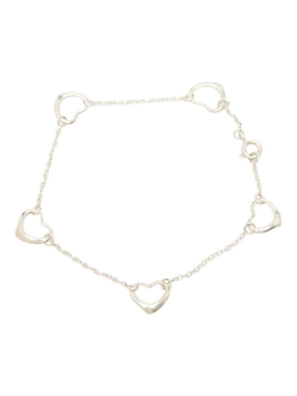 Tiffany & Co Open Heart Bracelet Silver